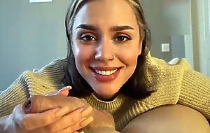 [amateur pov] russian girl with beutiful face - film how she sucking for her ex