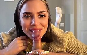 [amateur pov] russian girl with beutiful face - film how she sucking for her ex