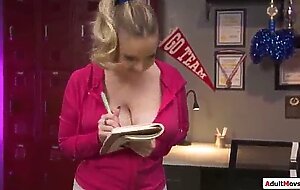 Busty physio babes give physical therapy