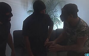 Three lucky guys get to bang multiple horny chicks at once