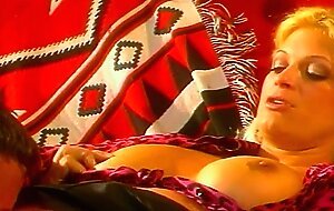 Blonde milf jumps enjoying on horny cock like old times