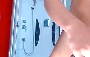 Cute amateur take a shower