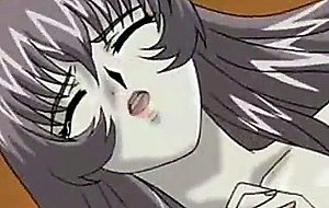 Hentai brunette doing bj and having sex