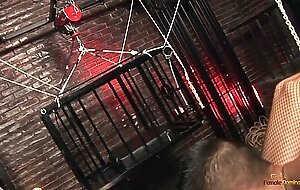 Stud gets to fuck a MILF with long blonde hair in doggy