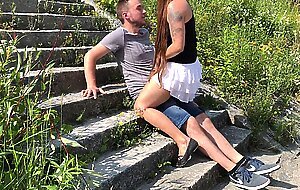 German teen caught 3 times while fucking at the danube