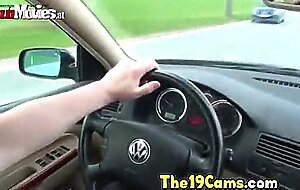 Fun movies sexy amateur teen in the car, porn f2:
