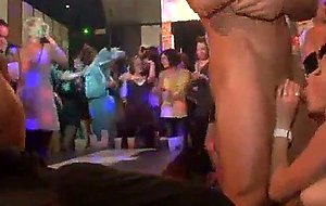 Cfnm sex party rolls on with dozens of stripper crazed teens
