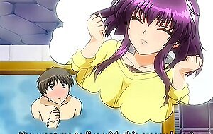 Hentai - i get a boner while my stepmom gives me a bath [uncensored] [subtitled]