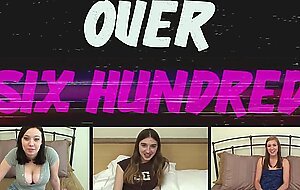 Petite blue-eyed blonde teen makes her porn debut