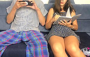 Step Brother Watching Porn In Front Of Me! But I Got Horny And We Handjob Each Other! Orgasm