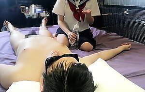 Slut's handjob hearts If you can put up with it for 5 minutes, ejaculate at the woman on top posture