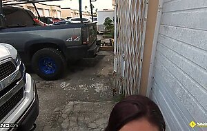 Roadside - Italian Tourist MILF Fucks The Car Rental Guy