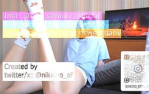Playing with my stepsister's tight pussy while she plays console