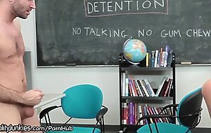 Slutty Teen Schoolgirl Horny in Detention