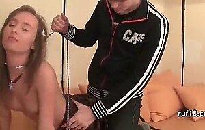 Most hardcore kinky teen scene