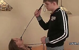 Most hardcore kinky teen scene