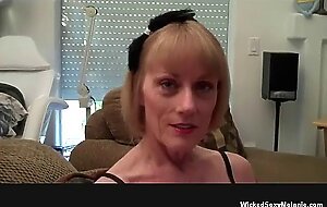 Melanie sucks JJ's cock!