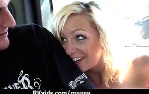 Amateur chick takes money for a fuck 14
