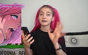 Horny Teen making Hentai faces - Emma Fiore