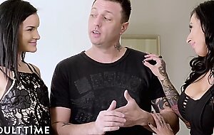 ADULT TIME - My Husband Brought Home His Mistress COMPILATION! Horny Couples' FIRST THREESOMES!