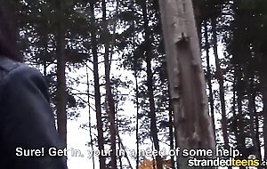 StrandedTeens - teen isn't shy for very long