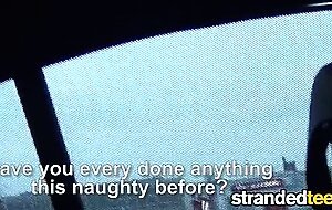 StrandedTeens - teen isn't shy for very long