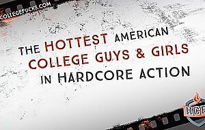 Hot College Fucks - Aliya takes Walker's virginity