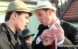 cum eating party teen