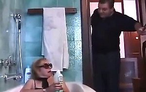 Italian granny is fucked by 2 guys