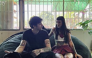 I put my cock in his mouth and he realizes - SEX GAME!