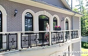 - Blonde teen Anny Aurora fucks outdoor