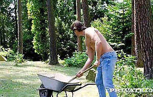 - Blonde teen Anny Aurora fucks outdoor