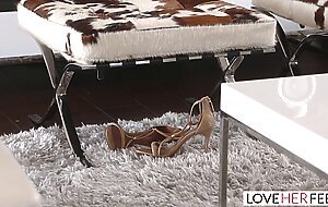 loveherfeet - caught jerking off leads to hot foot sex