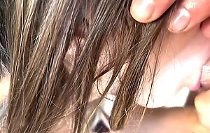 my first double team with a dildo (facefucked as I ride a dildo) - Amateur NoFaceGirl