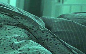 step mom didn't except shares bed at night, but came step and fucked hard her till cum on face