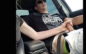 Amateur Babe Gives Rush Hour Road Head - OurDirtyLilSecret