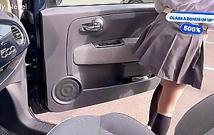 Fuck taxi - Horny cutie loves to ride a taxi and bounce on my dick!