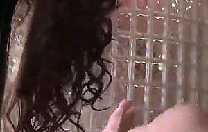 Hardcore amateur plays with her cum treat