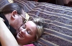 Homemade retro sextape of amateur riding dick