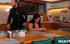 Busty milf gets fucked bareback by her husband's best friend