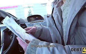 DEBT4k. Bonita waitress gets paid well for sex with rich stranger