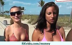 Busty amateur listens to the money talk 24