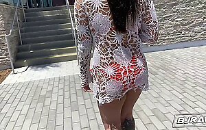 inked busty latina craves a hude load on her pretty face.