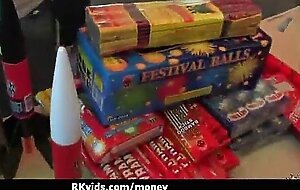 Amateur chick takes money for a fuck 12