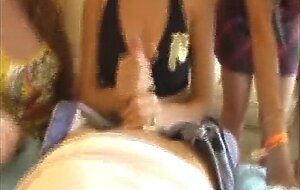 Three On One Teen Handjob