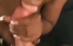 Ebony slut with huge boobs bj pov