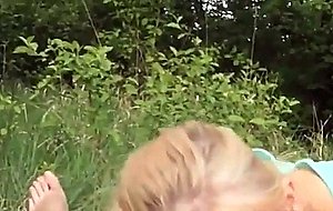 Sexy blonde humping dick in her tight ass hole