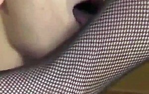 Japanese milf plays with her pussy