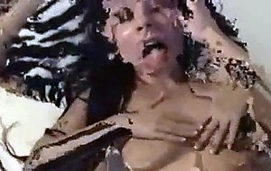 Dark haired slut with honey big tits