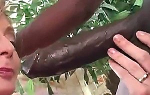 Hot blonde taking bbc